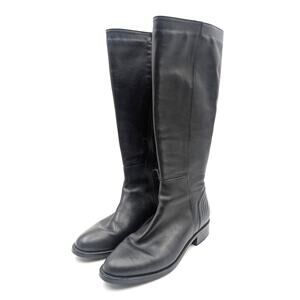 Aquatalia Nathalia Water Resistant Knee High Boot Women's Black Size US5.5 EU36